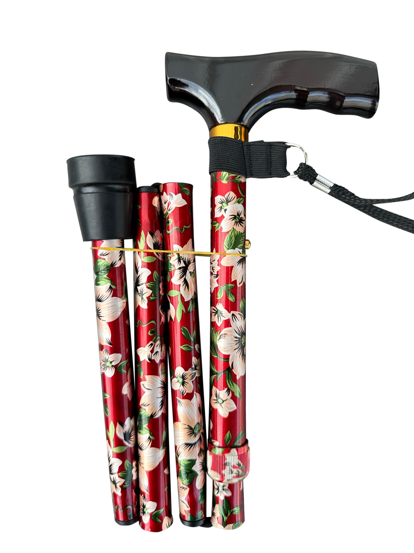 Folding T-Handle Walking Stick